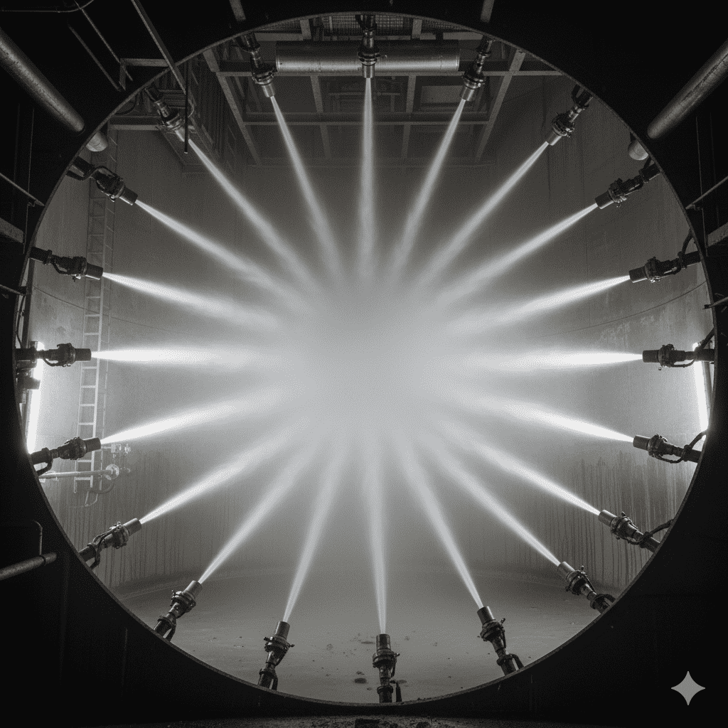 Bicos Spray de Carbeto de Silício para Dessulfurização de Gases (FGD)