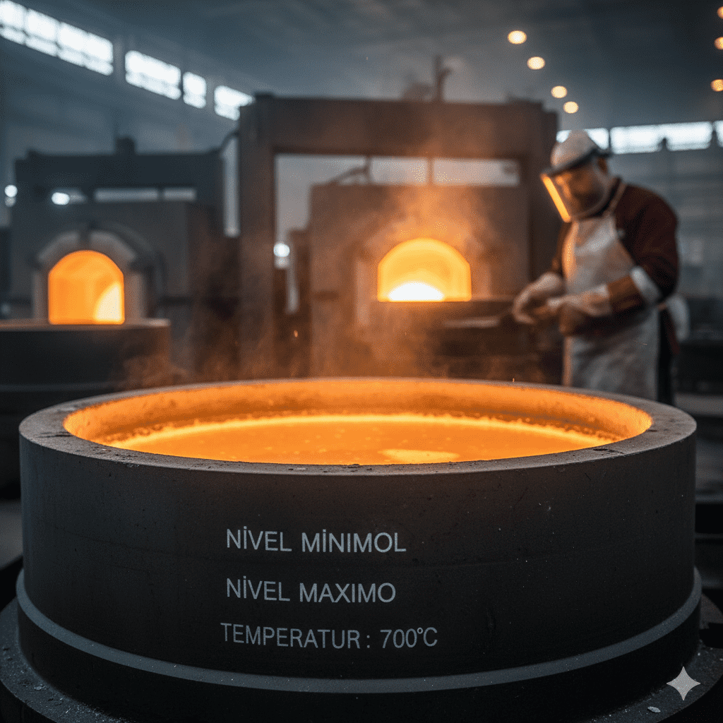 Equipamentos refratários de carbeto de silício para fundições de alumínio e aço no Brasil