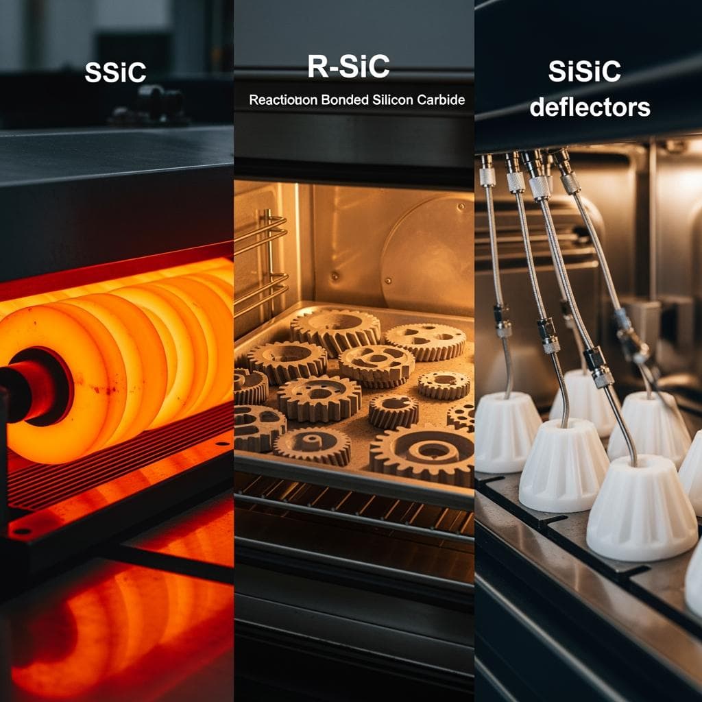 Escolhendo as Peças de Carbeto de Silício Ideais para Fornos de Tratamento Térmico