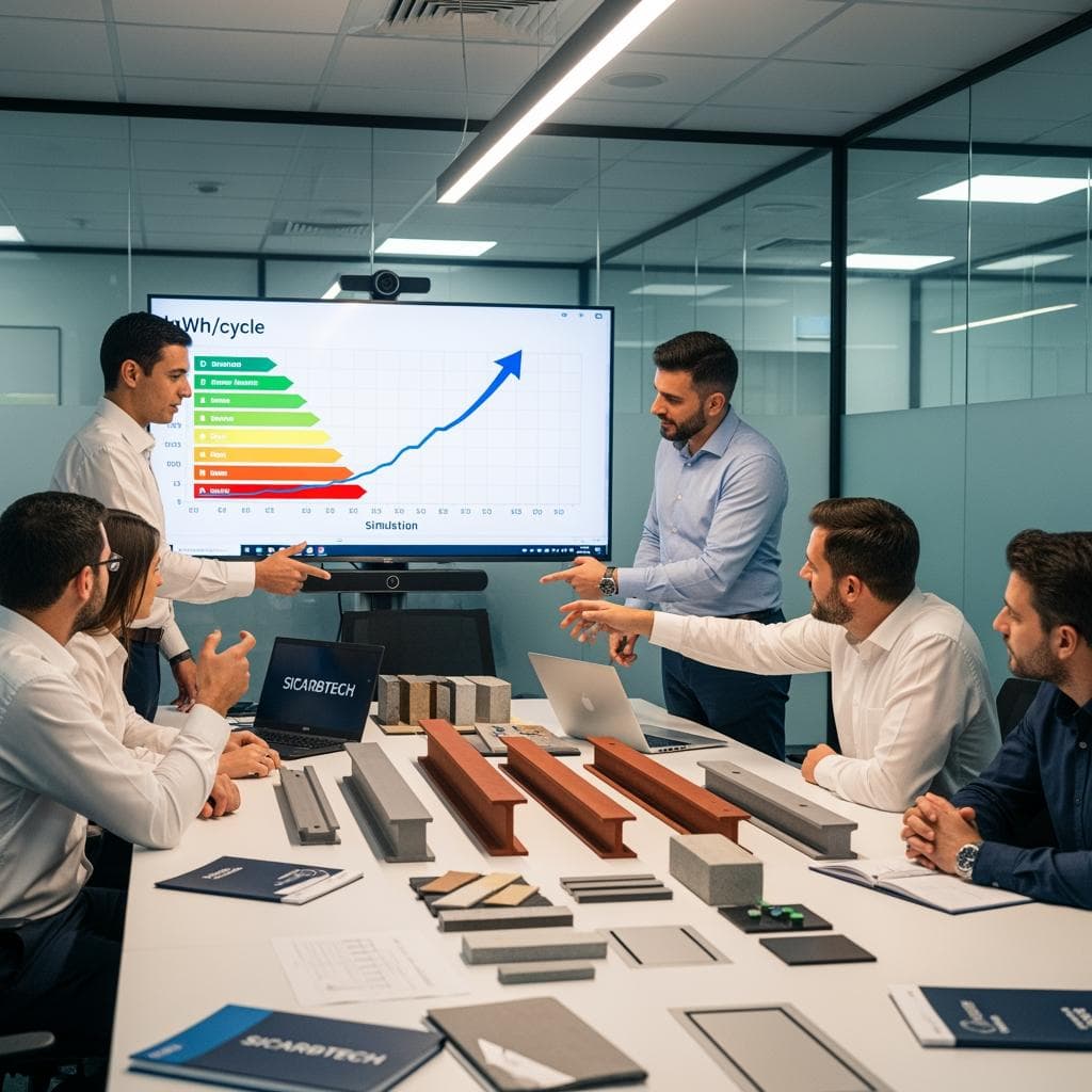 Otimização de fornos fotovoltaicos com vigas de carbeto de silício