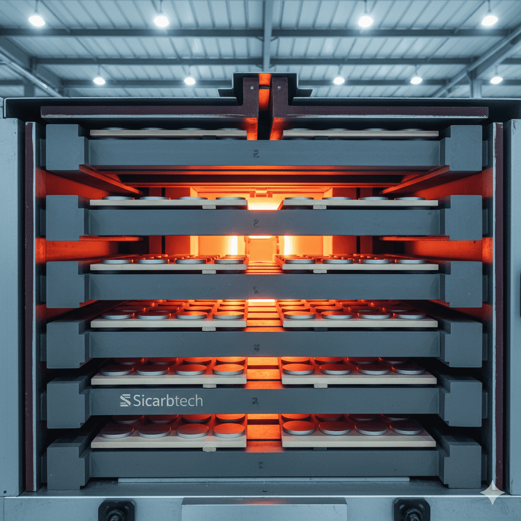 Otimização de fornos fotovoltaicos com vigas de carbeto de silício