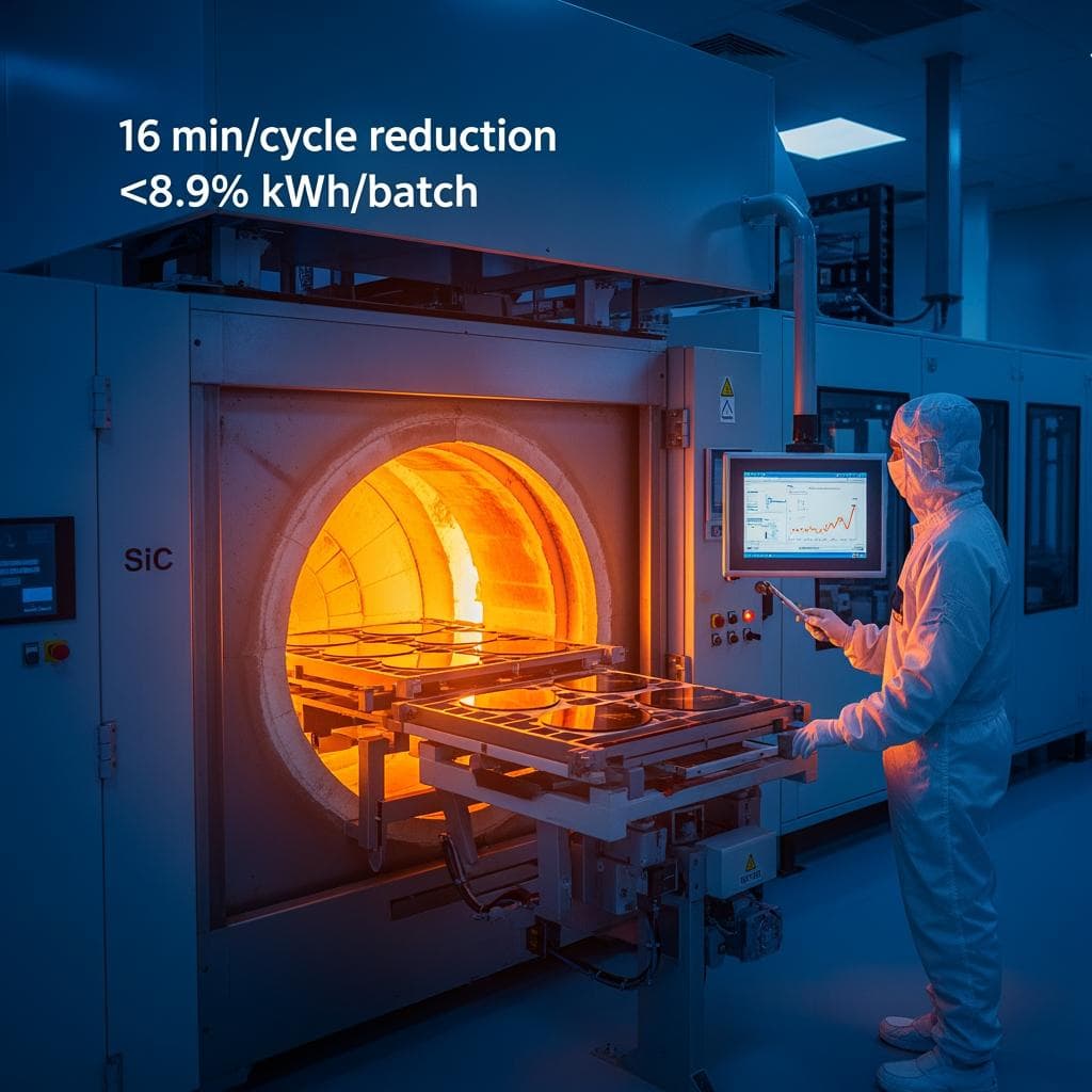 Otimização de fornos fotovoltaicos com vigas de carbeto de silício