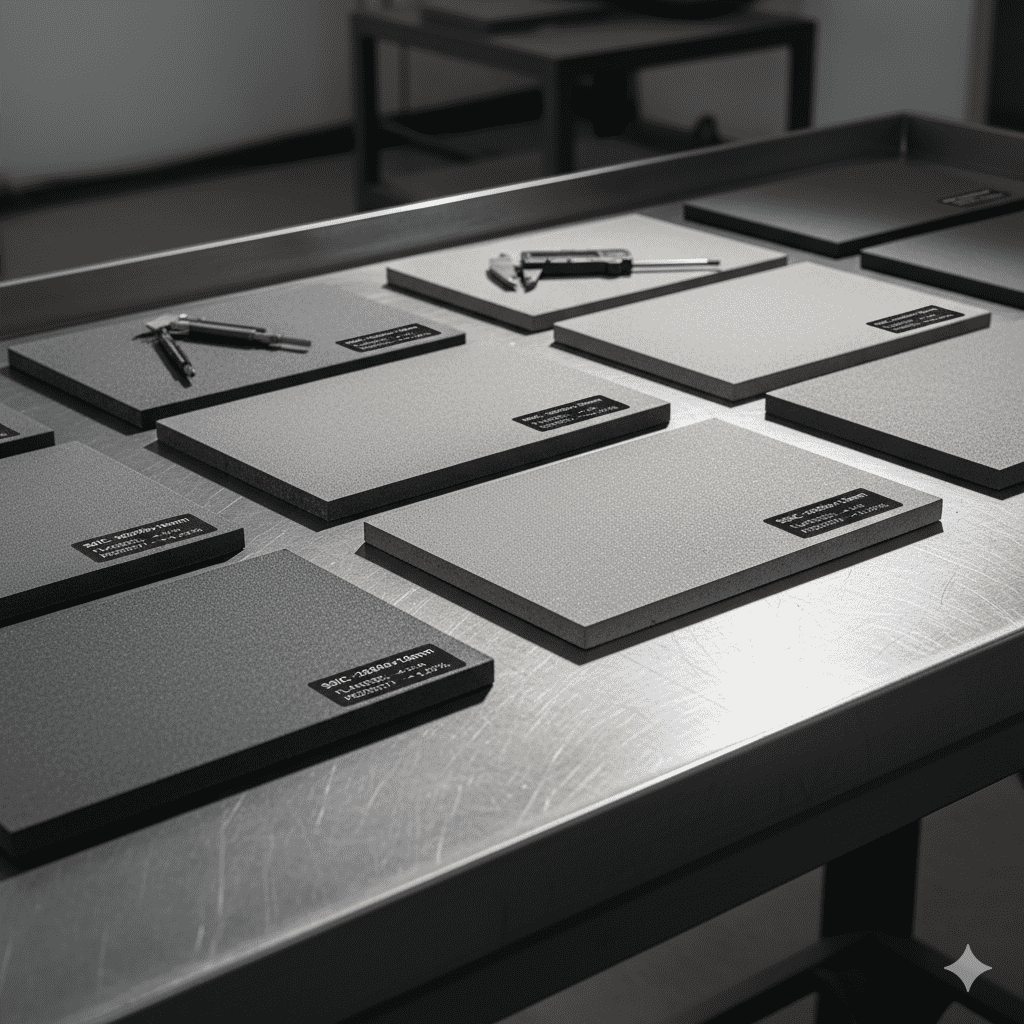 Placas de cerâmica de carbeto de silício sob medida para processos de separação no Brasil