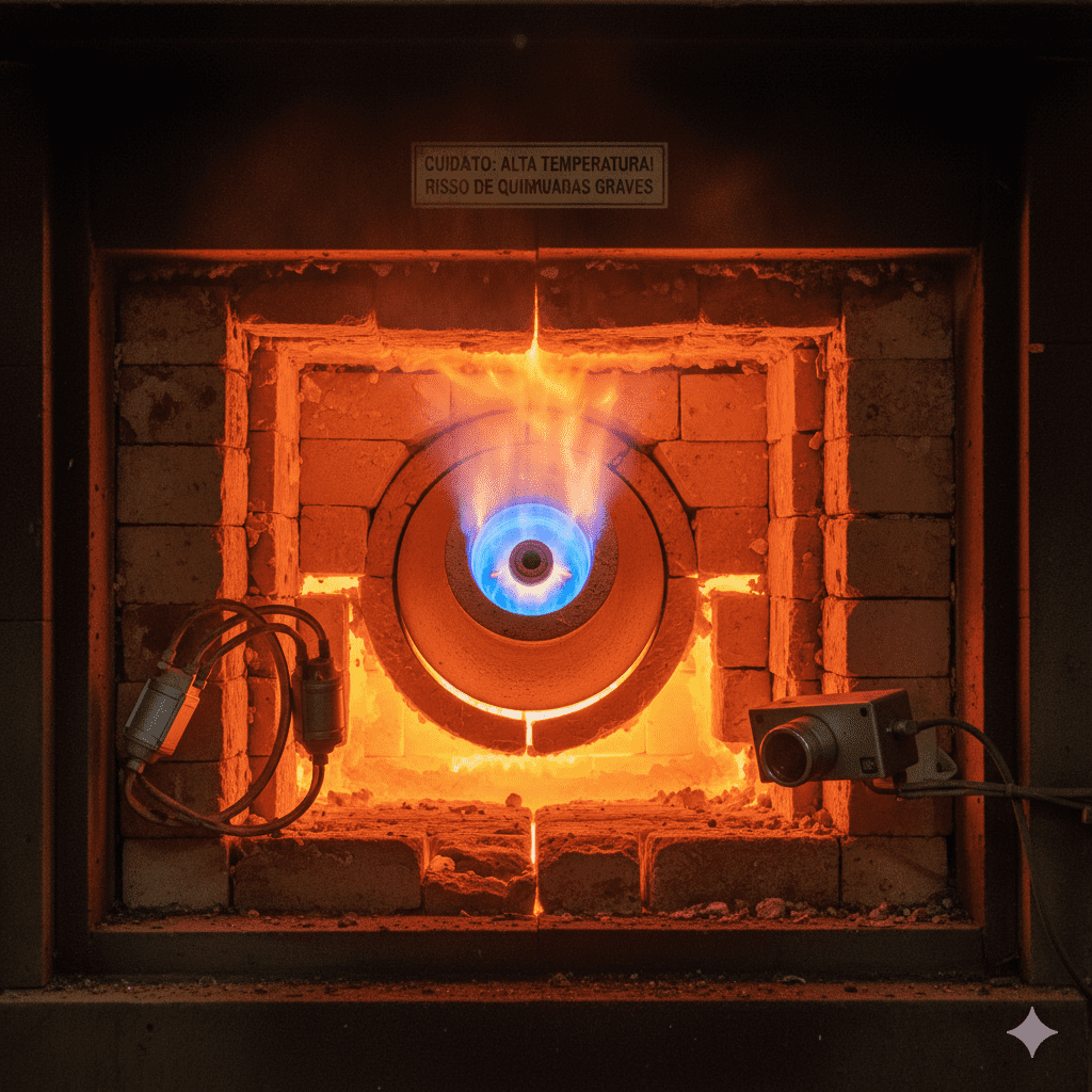 Pontas de queimador para caldeiras de potência