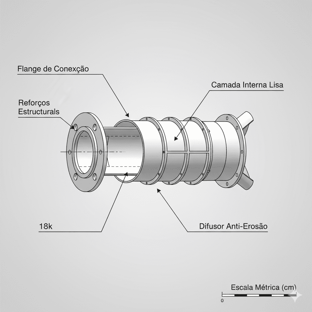 Soluções em dutos de ar frio para caldeiras a vapor e a gás no Brasil com carbeto de silício