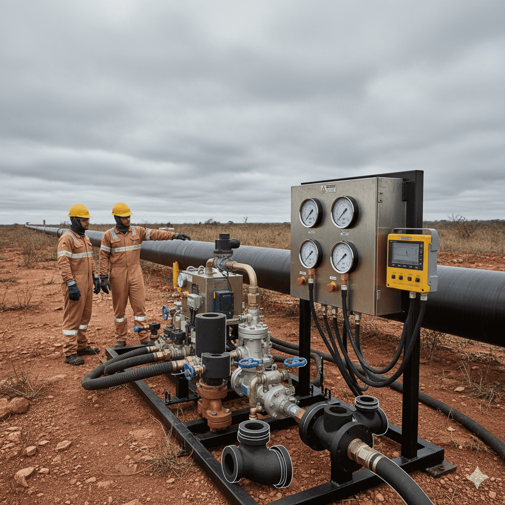 Teste Hidrostático de Tubulações no Brasil com Silício Carbeto Industrial