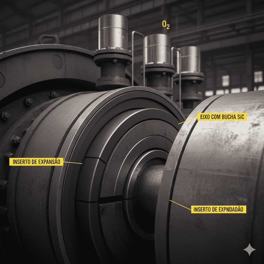 Atualização de sistemas de vedação de dampers para evitar vazamentos de ar e gases