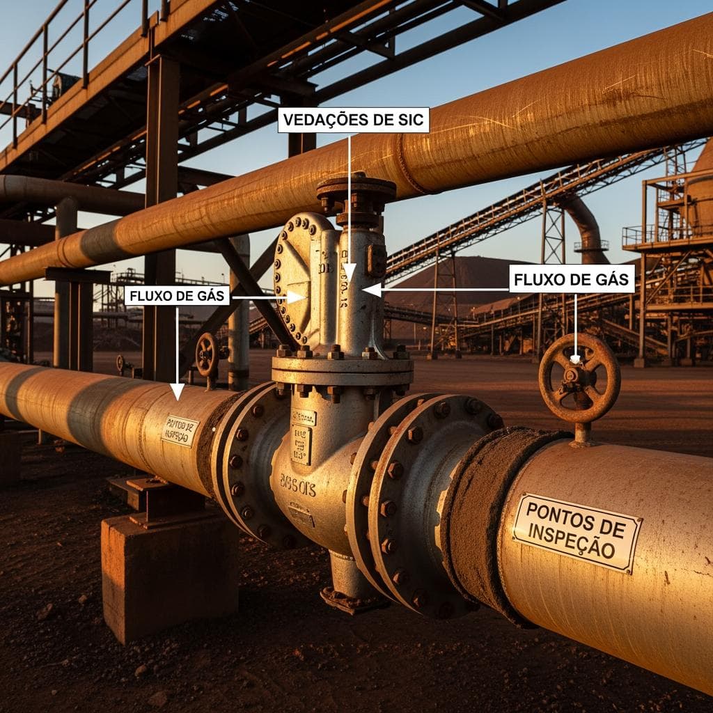 Atualização de sistemas de vedação de dampers para evitar vazamentos de ar e gases