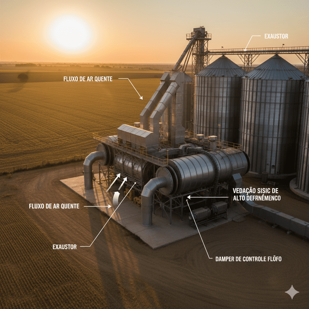 Atualização de sistemas de vedação de dampers para evitar vazamentos de ar e gases
