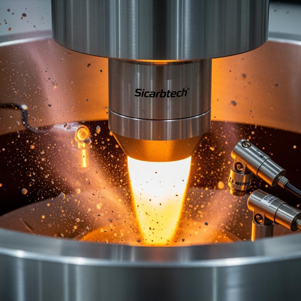 Bicos e ponteiras de queimadores industriais em carbeto de silício 