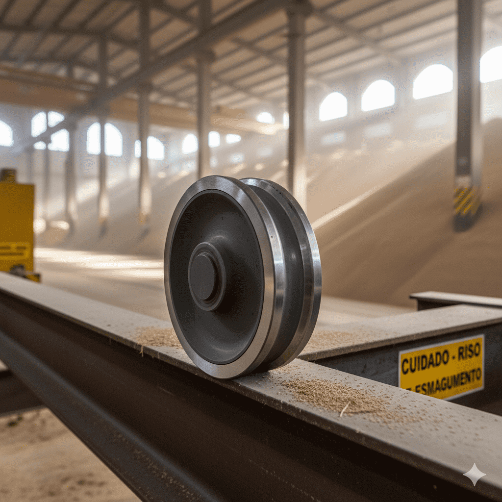 Carbeto de Silício para Interfaces Estruturais Rolo–Viga