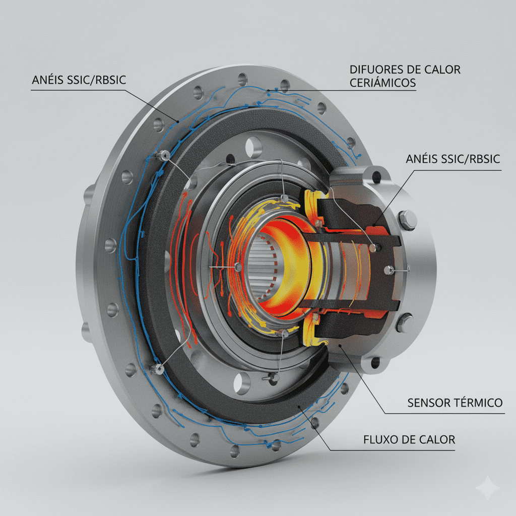 Gestão Térmica para Cubos de Roda de Caminhões