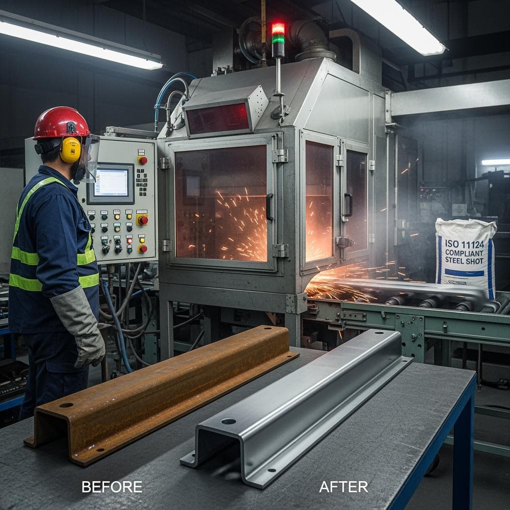 Sicarbtech e os padrões ISO 11124 para preparação de superfícies