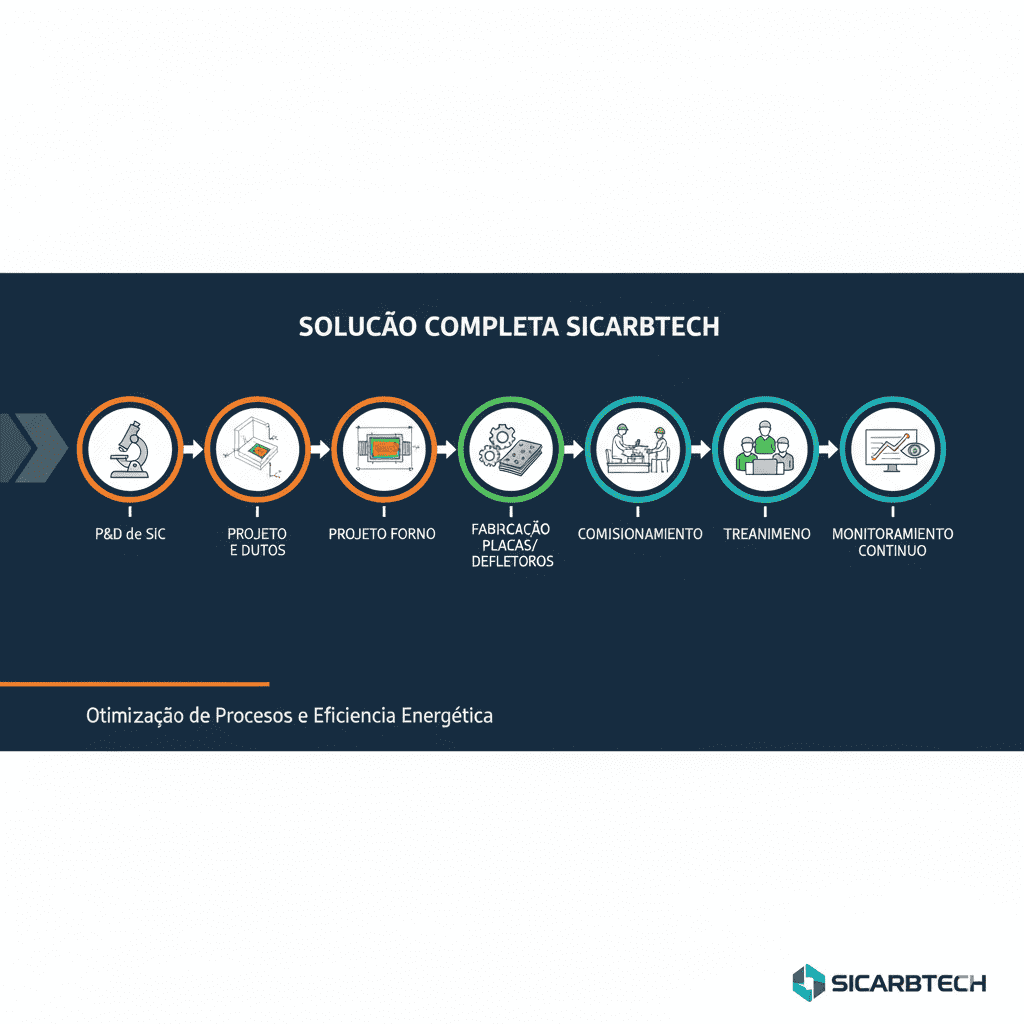 Soluções de resfriamento rápido para fornos industriais no Brasil