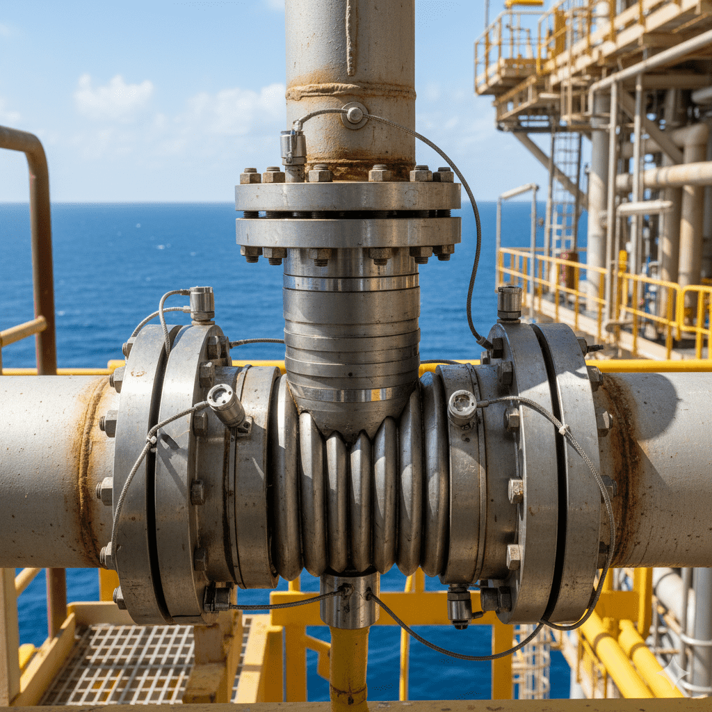 Foles flexíveis em linhas de alta pressão com carbeto de silício